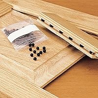 Vista 6 de Rok Separadores de puerta de gabinete de panel elevado para ranura de 1/4 pulgadas (0.250 in), estabilizadores de bolas de goma para puerta