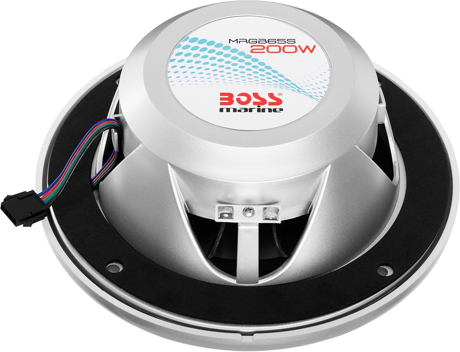 Limited Discount BOSS Audio Systems MRGB65S 6.5 Inch Marine Speakers - Weatherproof, 200 Watts Per Pair, 100 Watts Each, Multi-Color Illumination, Full Range, 2 Way, Sold In Pairs, SILVER One-Day Sale: Up to 40% Off BOSS Audio Systems MRGB65S 6.5 Inch Marine Speakers - Weatherproof, 200 Watts Per Pair, 100 Watts Each, Multi-Color Illumination, Full Range, 2 Way, Sold In Pairs, SILVER
