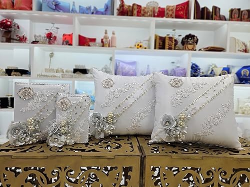 Miniatura 4 de A&C Quinceañeras and More Wedding accessories Wedding Album Wedding Guest book Wedding Pillow Cojines de boda Personalized wedding Pillows 182