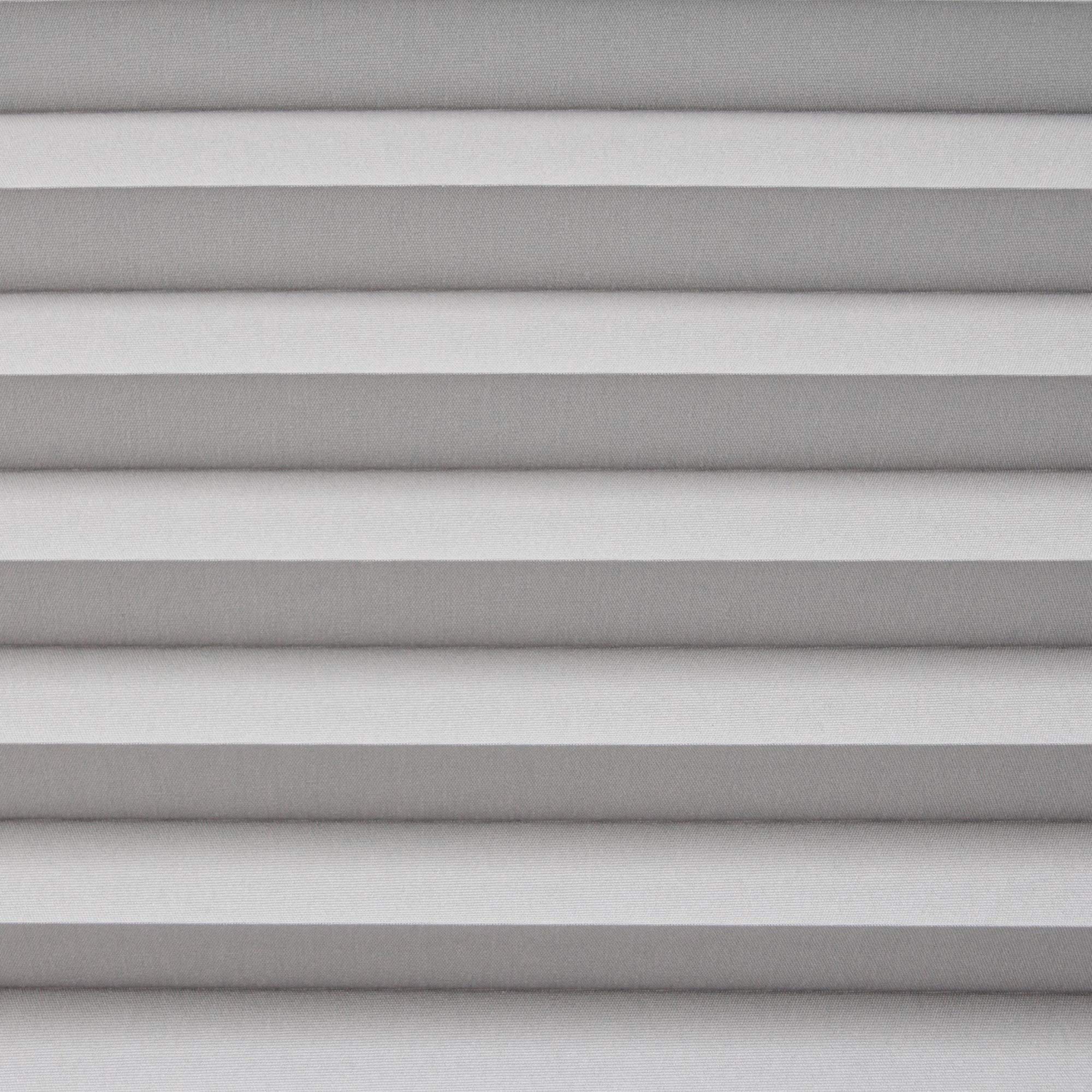 Plissee ohne Bohren Klemmfix Faltrollo Jalousie Plisseerollo Sichtschutz und Sonnenschutz Blickdicht lichtdurchlässig Rollo für Fenster & Tür Silber 115x130 cm