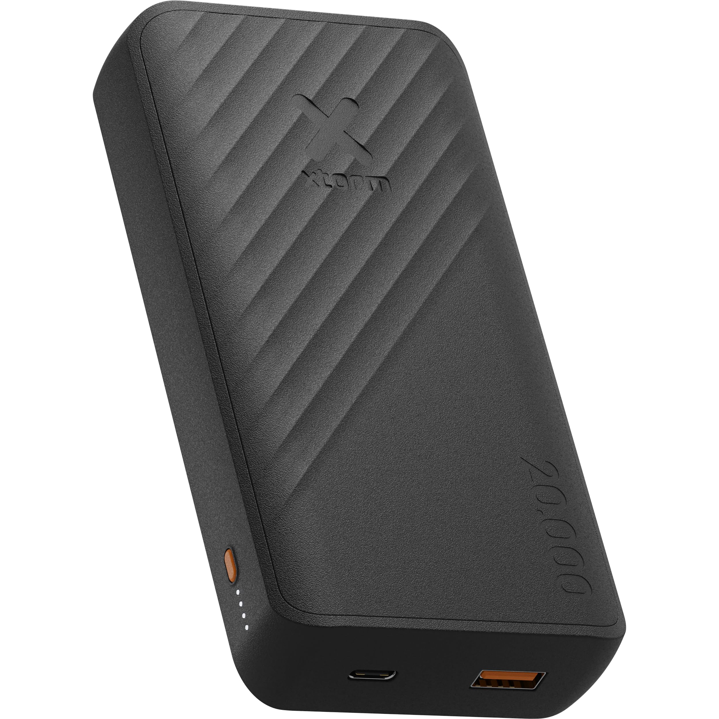 Powerbank Xtorm Go2-20 000 mAh - 1x USB-A - 1x USB-C - Batterie puissante - Batterie Portable pour iPhone et Samsung - Technologie Durable - Charcoal Black