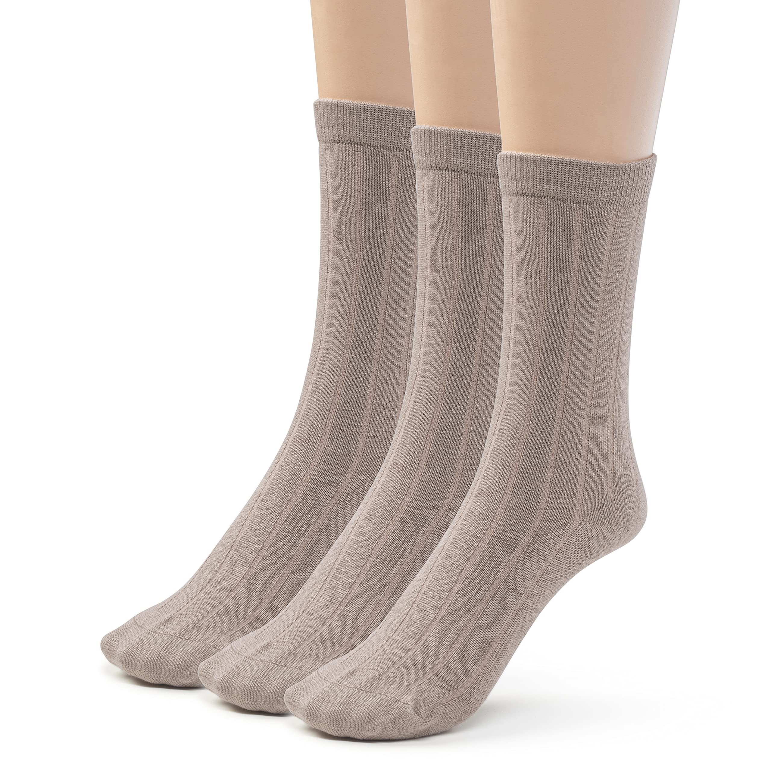 Silky Toes Kids Seamless Crew Socks for Boys &amp; Girls, Viscose from Bamboo