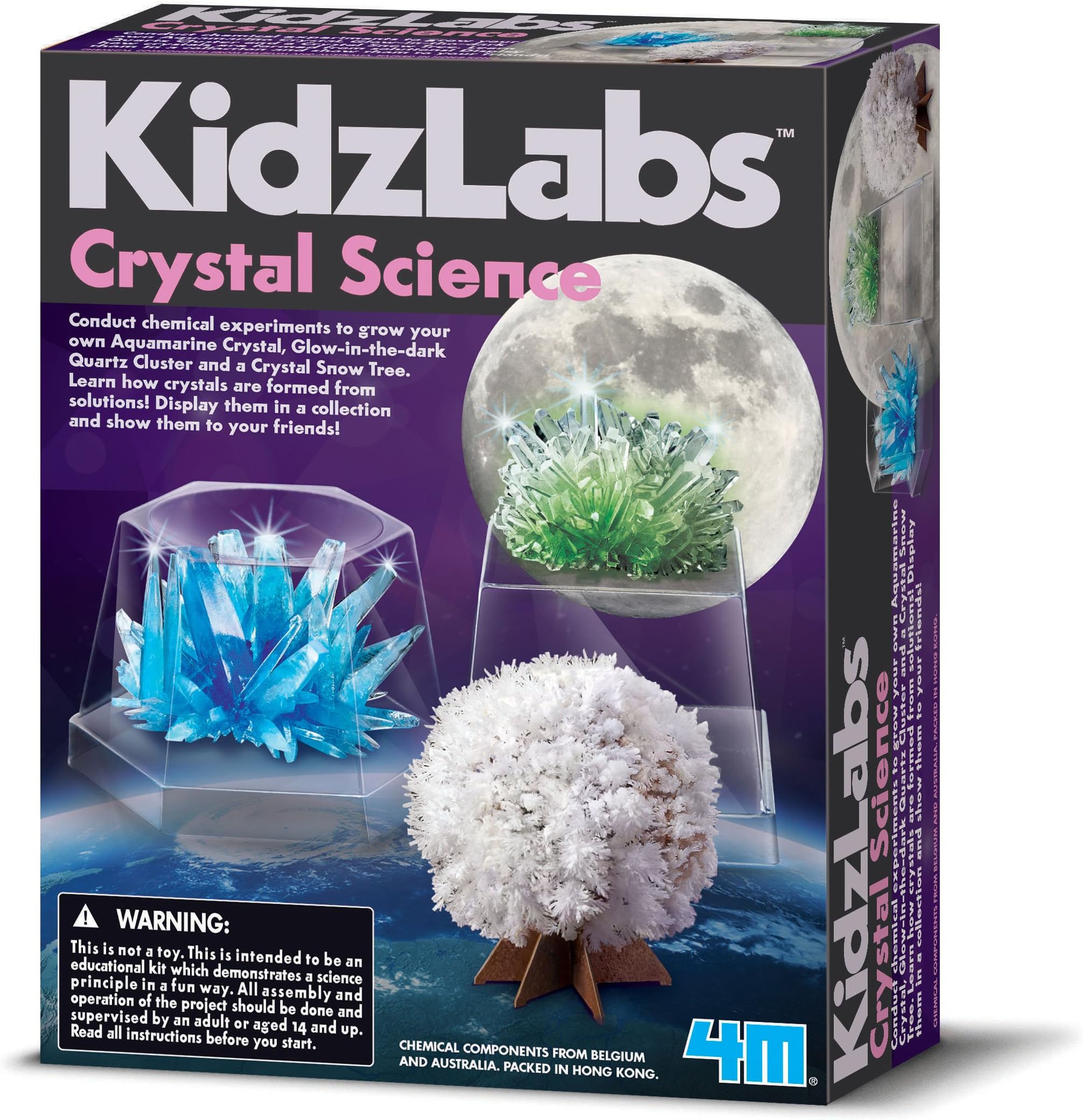 Great Gizmos 4M Kidz Labs Crystal Science Kit