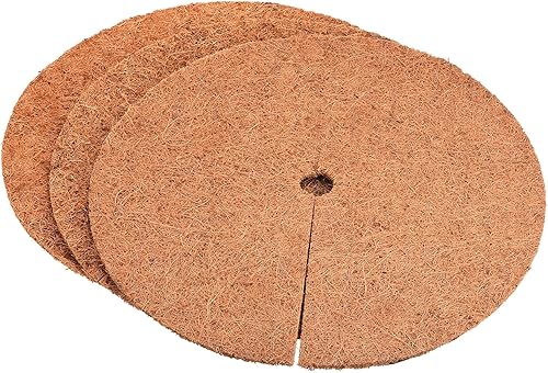 PATIKIL Tapete de fibra de coco de 16 pulgadas, paquete de 3 protectores de fibra de coco gruesa para plantas en macetas de interior y exterior disponible en Yaxa Peru