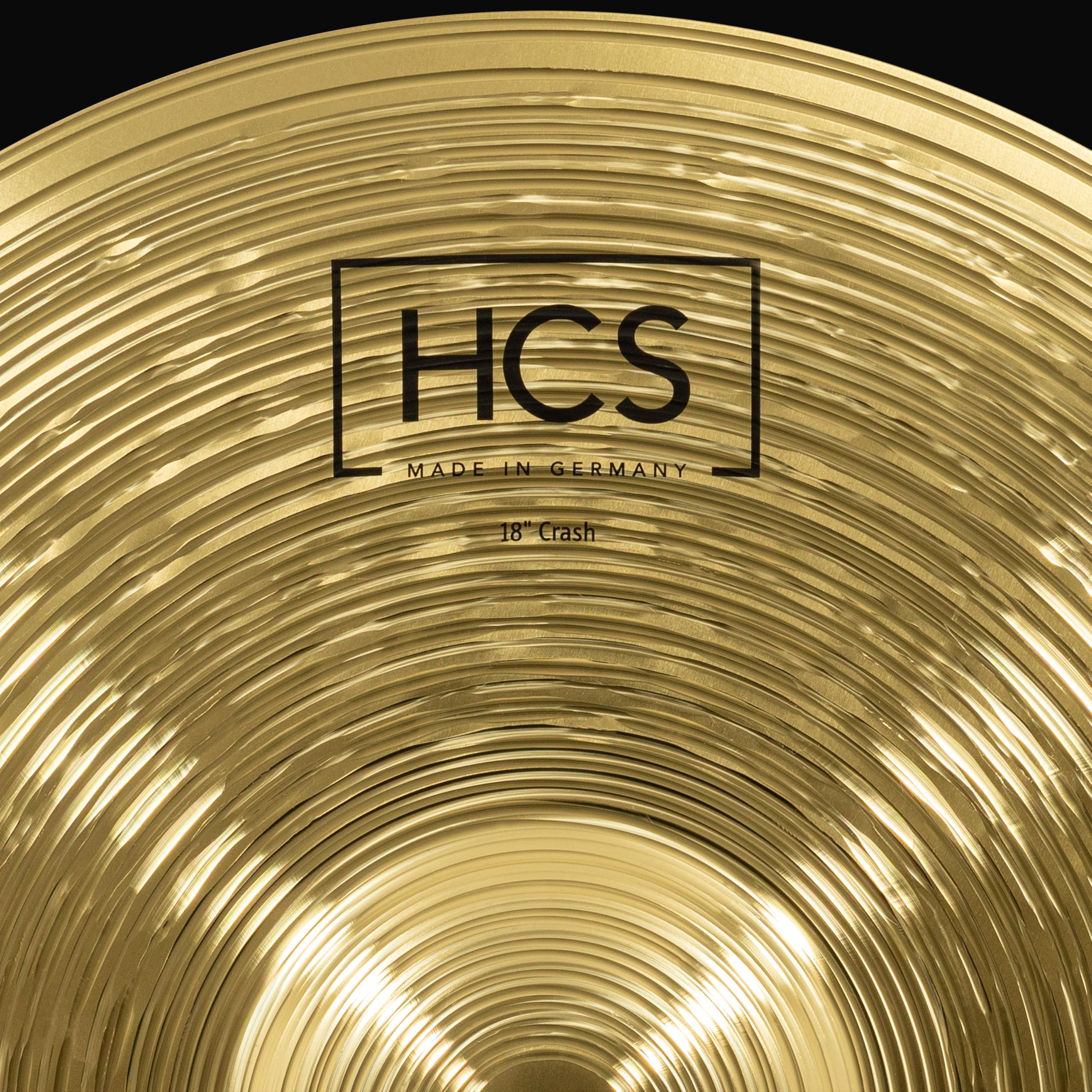 Meinl Cymbals HCS Crash 18" Piatti per Batteria Tradizionale Ottone Made in Germany