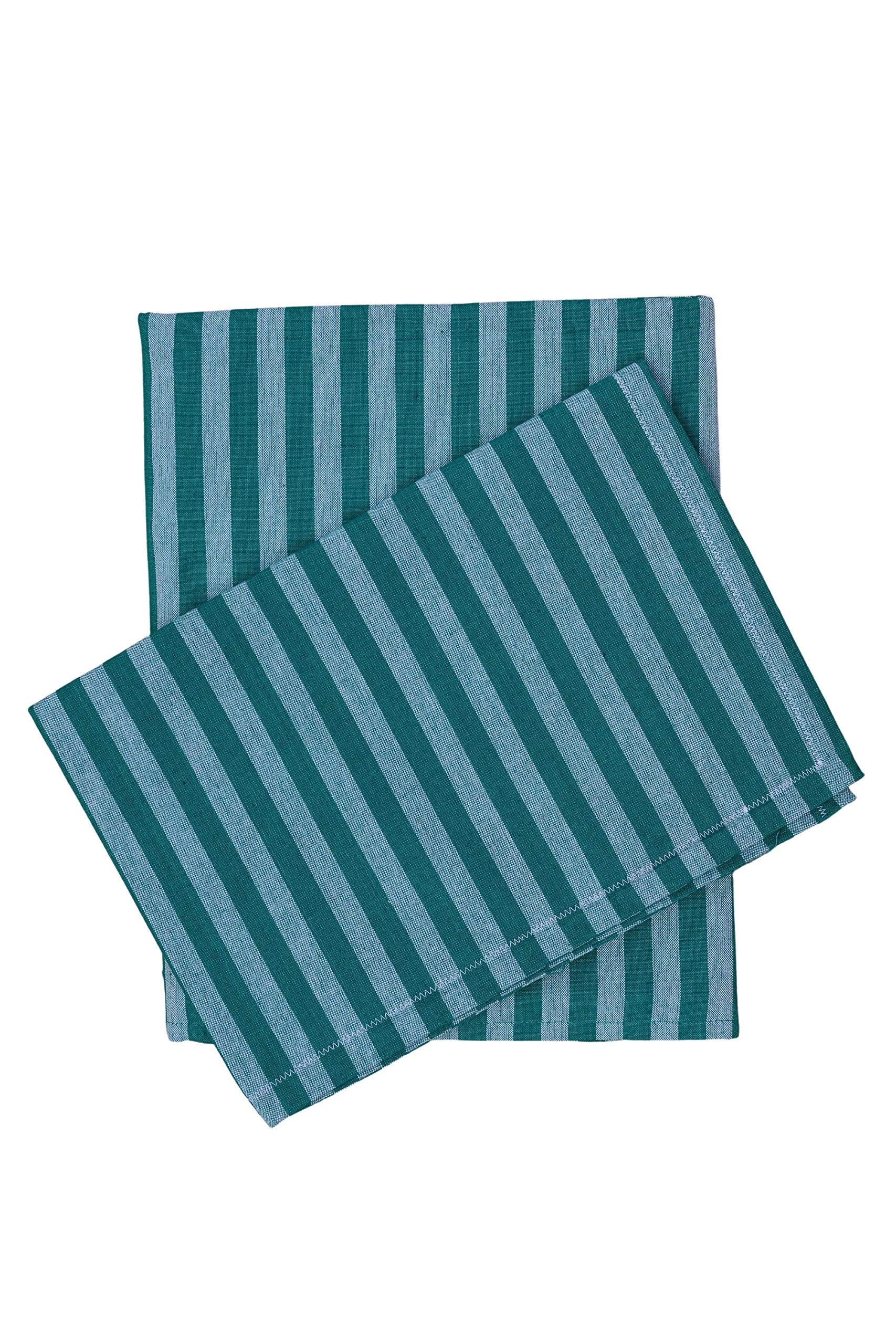Vidhya Fabrics - Hospital Furnishing Cotton Green & White Stripe Bedsheet (60"x90") with One Pillow Cover (18"x27") (B08GFLRKXV) Amazon Price History, Amazon Price Tracker