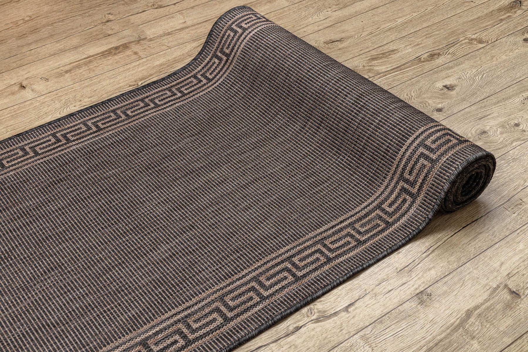 rugsx Tapis de Couloir SION 20446 Cuisine terrasse Natural Beige 120x380 cm