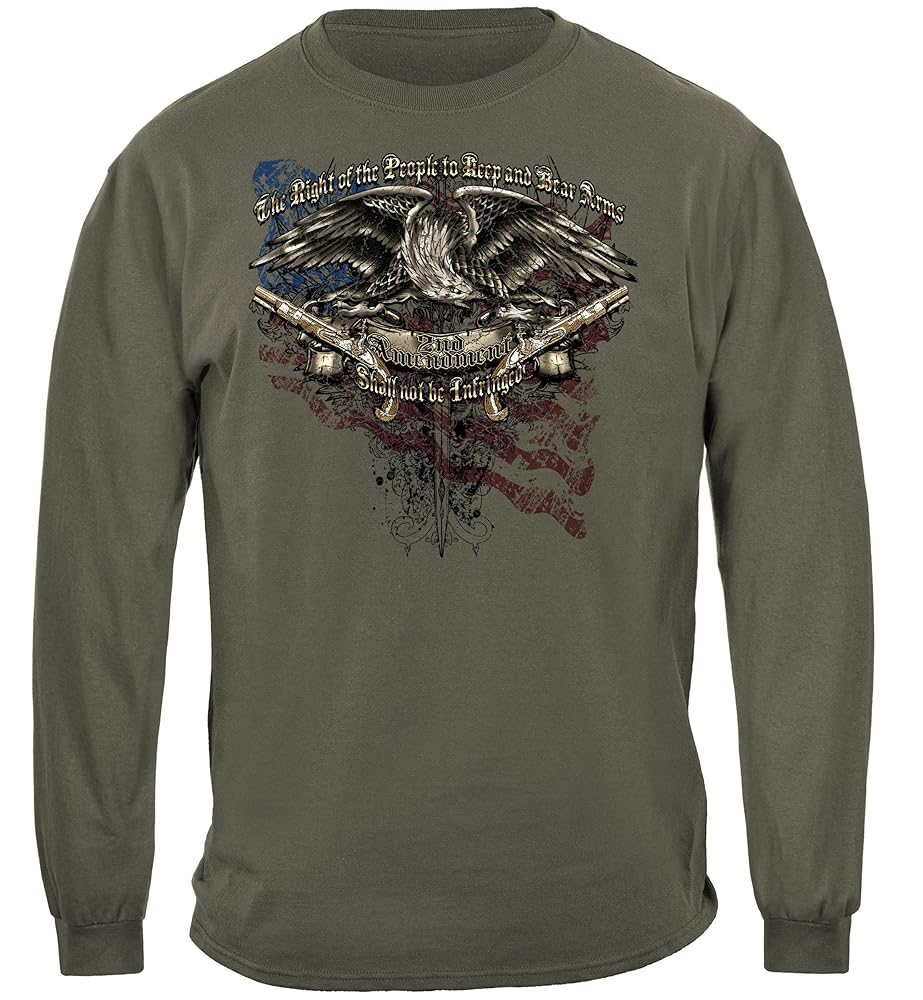00s 2ND AMENDMENT フレイム 袖プリ L/S Tシャツ イーグル Amazon.com: Second Amendment Shirt | 2nd Amendment Eagle