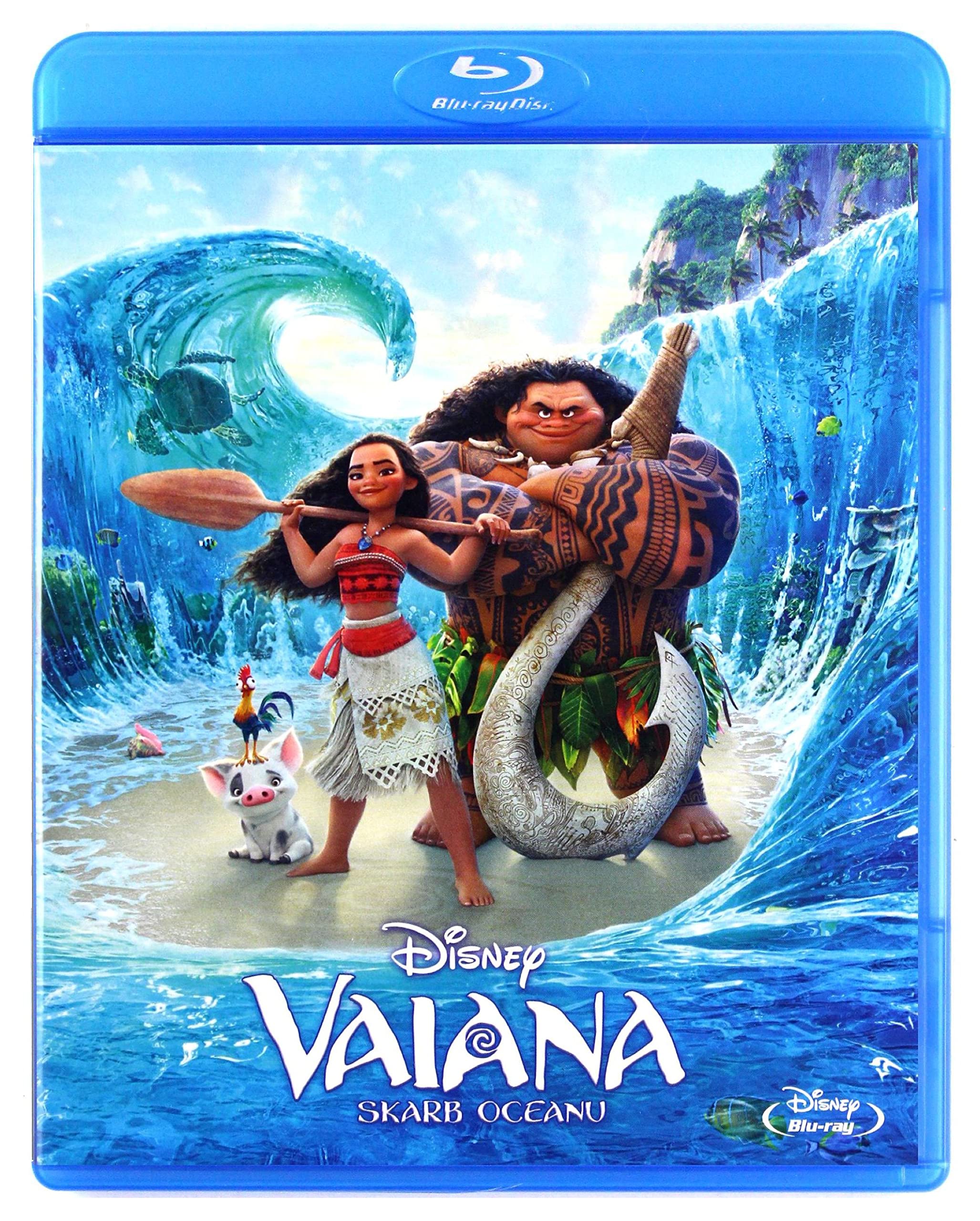 Moana Blu-Ray Importación Región B para Noches de Cine Familiar en Versión Original