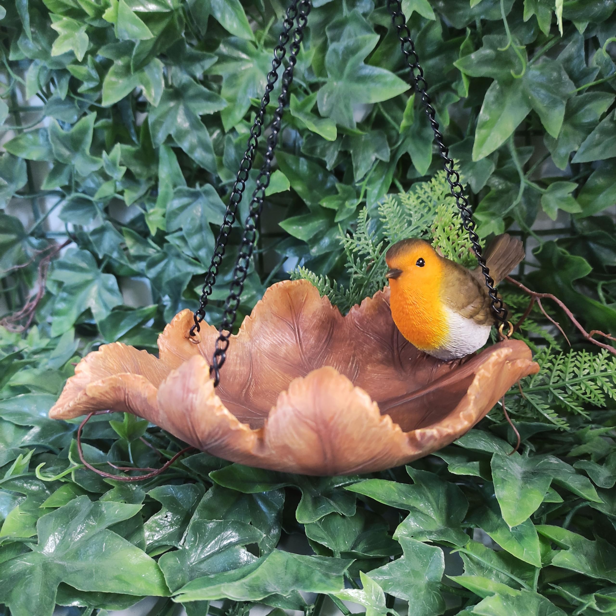 Vivid Arts - Hanging Robin Leaf Feeder - HGF-036 - Image 2
