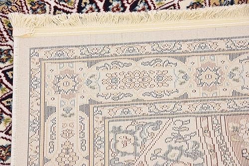 Miniatura 20 de Unique Loom Colección Narenj Adams - Alfombra de área (3 pies x 13 pies 1 pulgada, marfilborgoña)