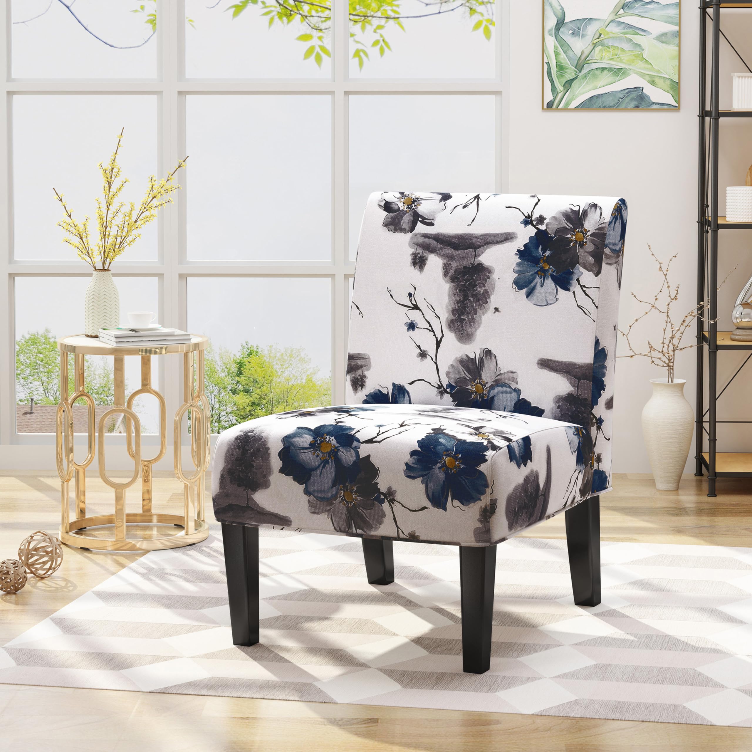 西洋風アームチェア　椅子 Amazon.com: VOXIV Upholstered Accent Chair Armchair,Modern