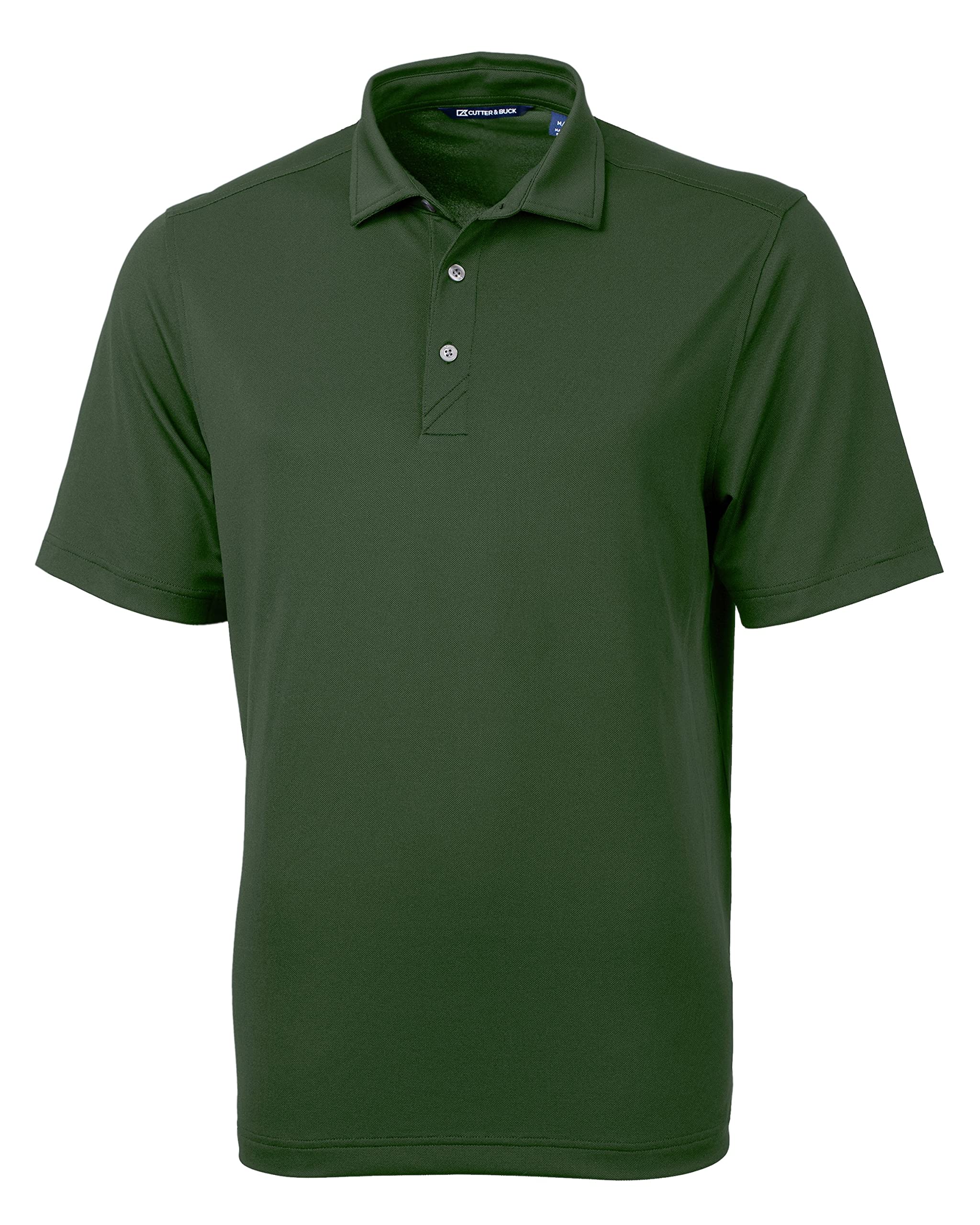 Cutter & Buck Men's Short Sleeve Virtue Eco Pique Recycled Polo Shirt, Hunter, XXXL