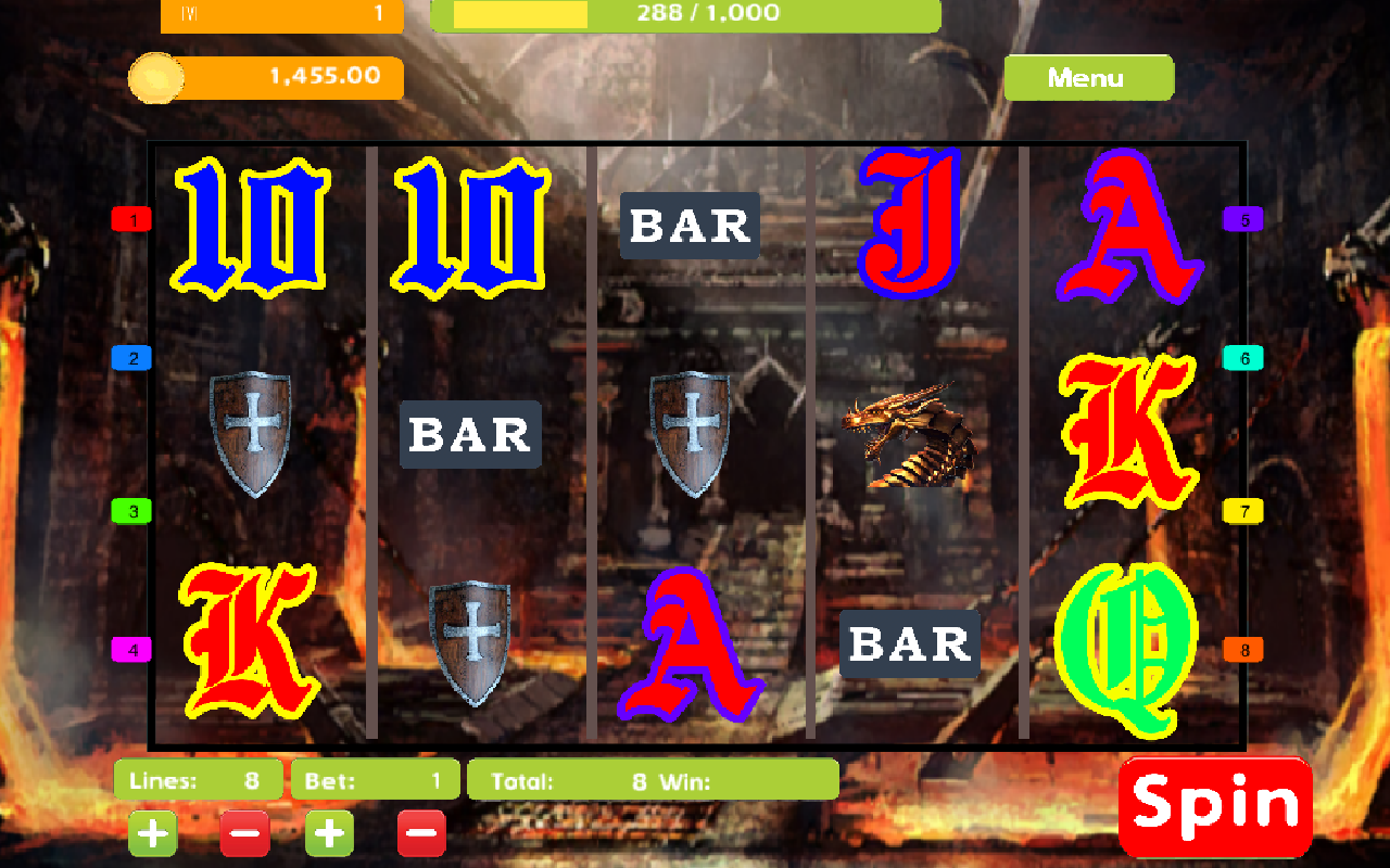 Dungeon Pit Demon Dragon Treasure Chest Lucky Jackpot Casino Slot ...