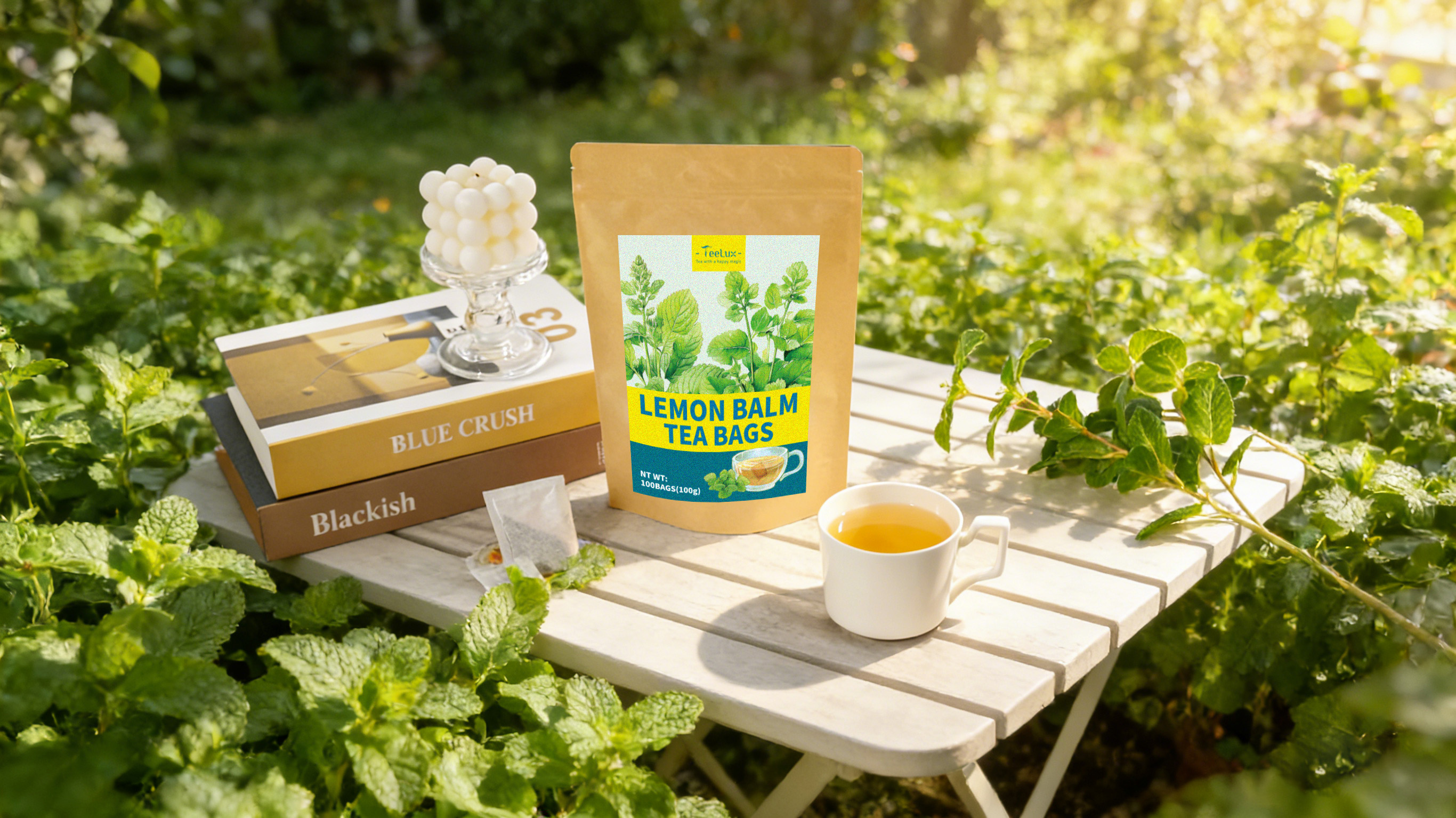 Amazon.com : TeeLux Lemon Balm Tea Bags, Pure & Natural Lemon Balm