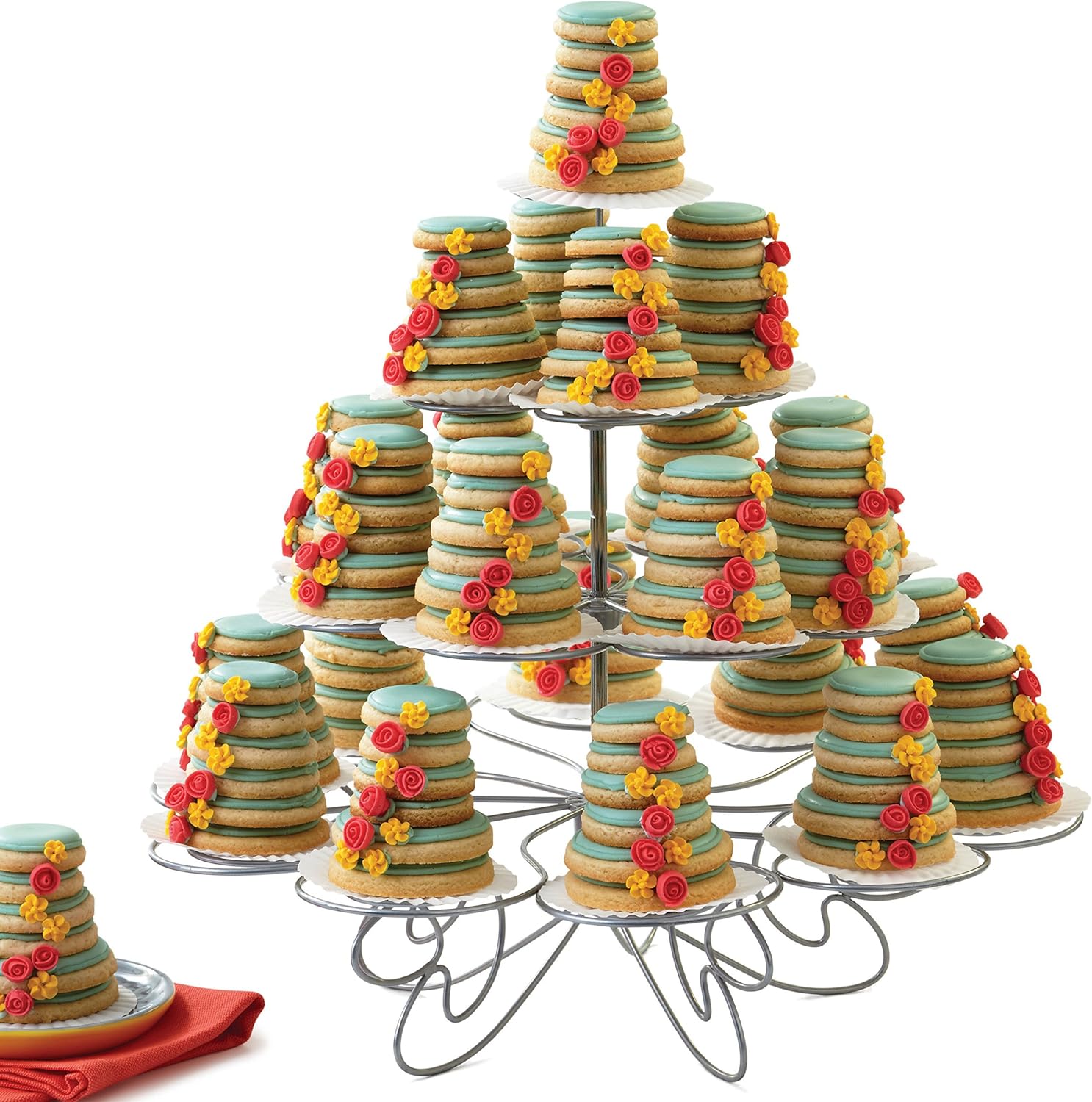 Black Friday - 60% OFF Wilton Cupcakes 'N More Cupcake Stand - Four Tier Dessert Stand