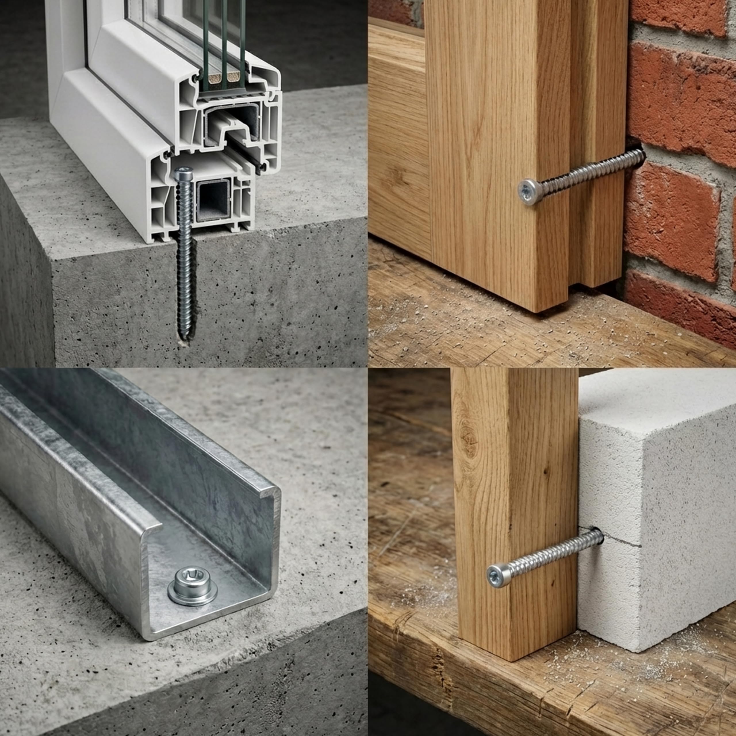 Tornillos para engarzado de cabeza cilíndrica 7.5x212 mm, acero galvanizado, huella Torx, fijación directa - (100pcs)
