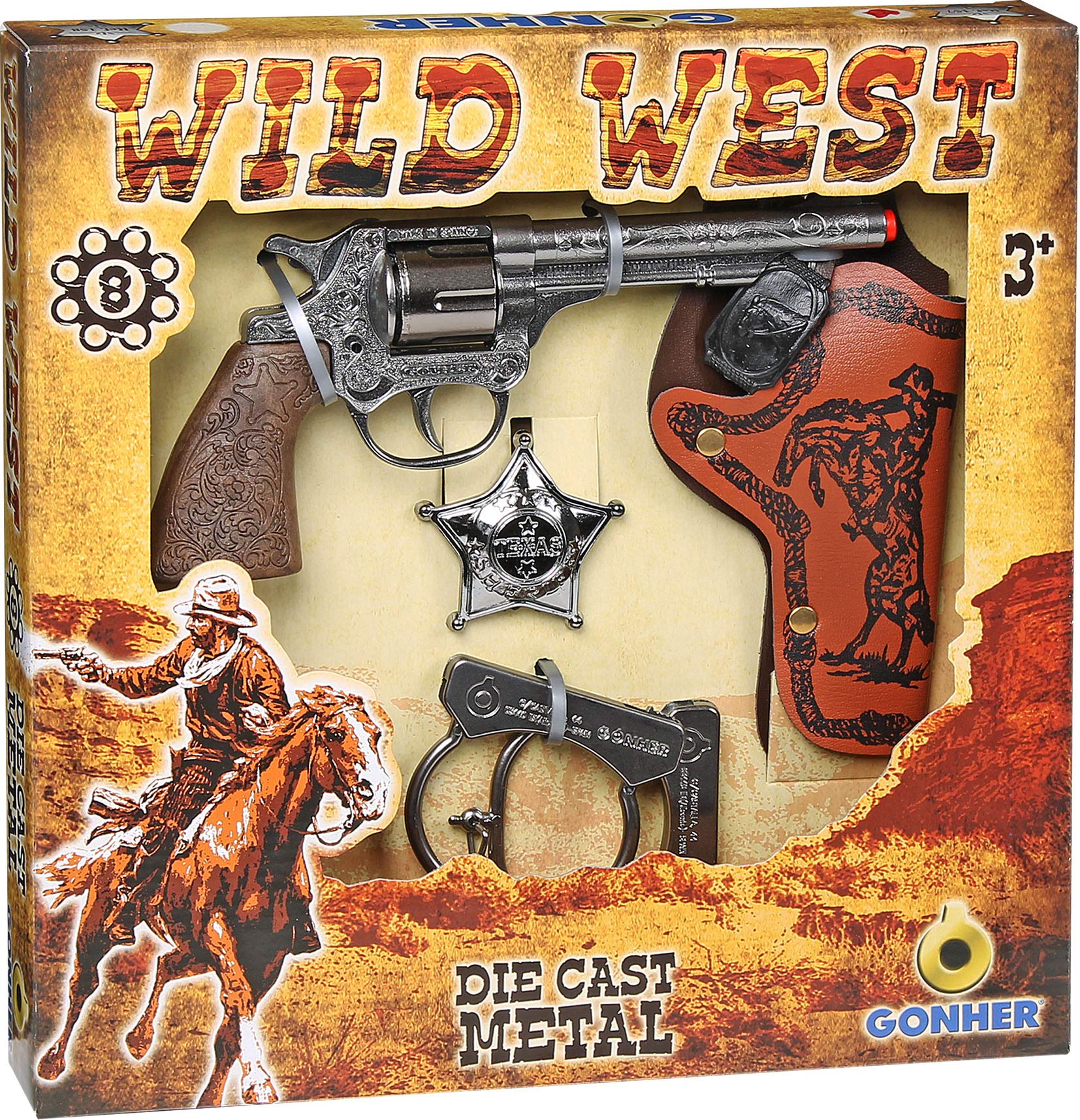 Gonher Ensemble de Pistolets Western 157/0 (5 pcs)