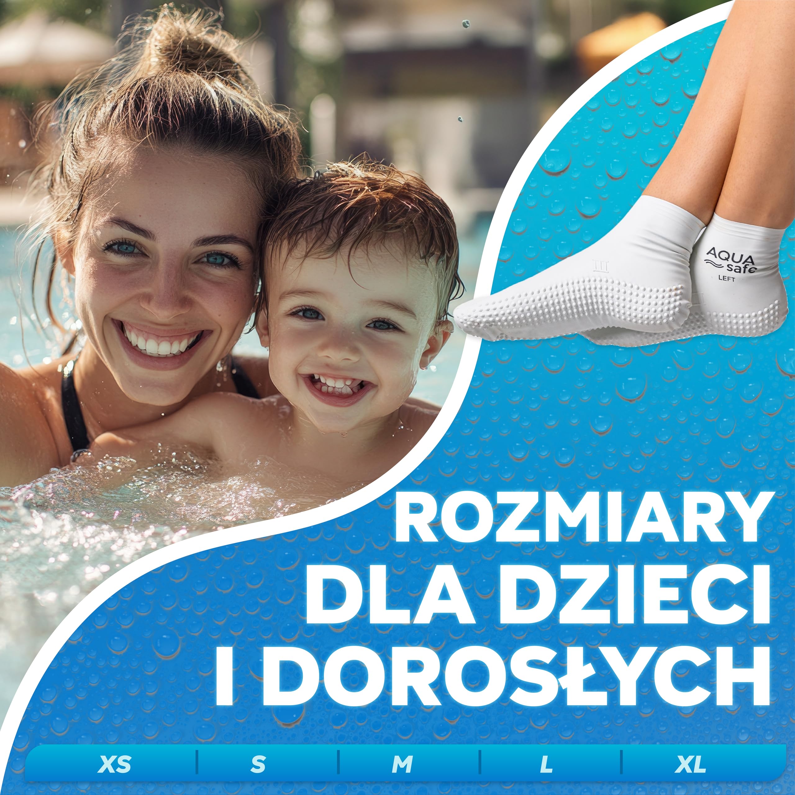Lateksowe skarpetki do pływania dla dorosłych i dzieci – unisexowe skarpetki do pływania chroniące przed kurzajkami