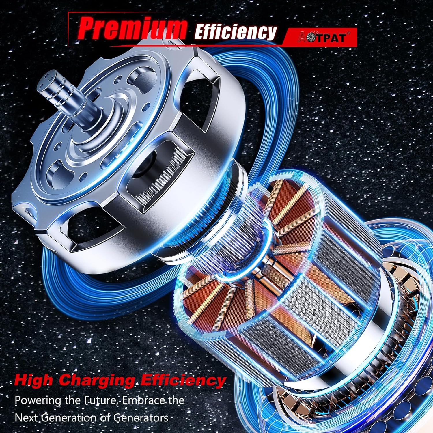 2.4l Accord Alternator for:-Honda Accord Ex Ex-L Lx Lx-S Sport 2014-2017 2.4L Automatic CVT Transmission for:-Honda Accord 2014 2015 2016 2017 2.4L, 12V 110Amp CW, 31100-5A2-A02 14489N (New)