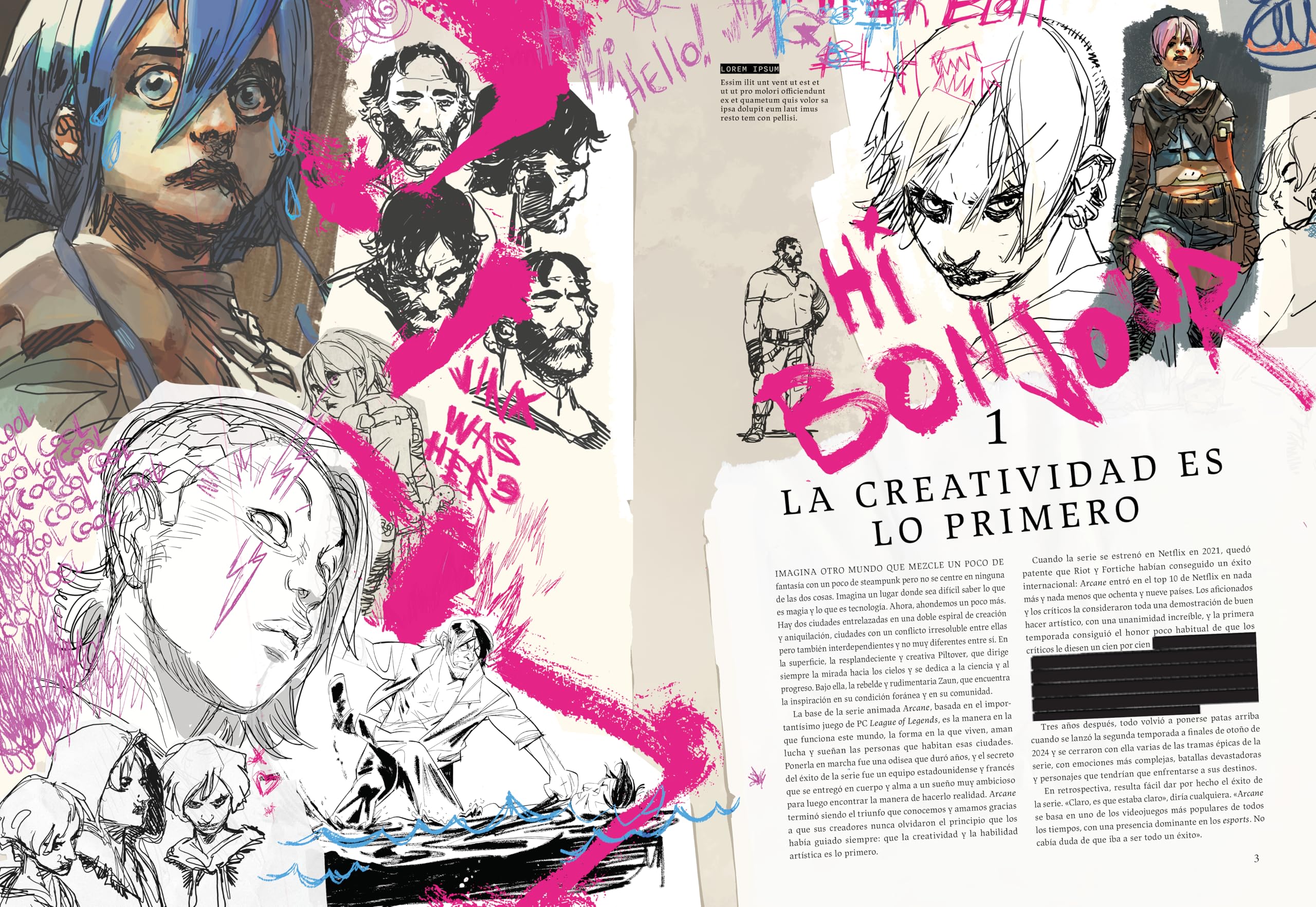 LA CREACIÓN Y EL ARTE DE ARCANE (LIBROS ILUSTRADOS)