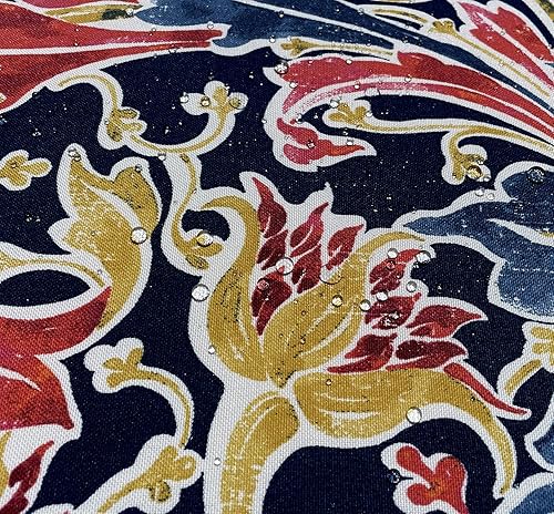 Miniatura 8 de BELLRINO Juego de 4 fundas de cojín decorativas impermeables para exteriores, de 24 x 24 x 4 pulgadas, para silla, asiento, jardín, banco, porche,