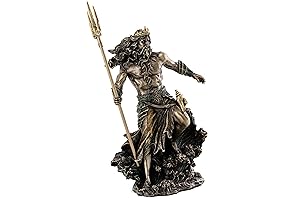 Premium Cold Cast Bronze Poseidon Statue
