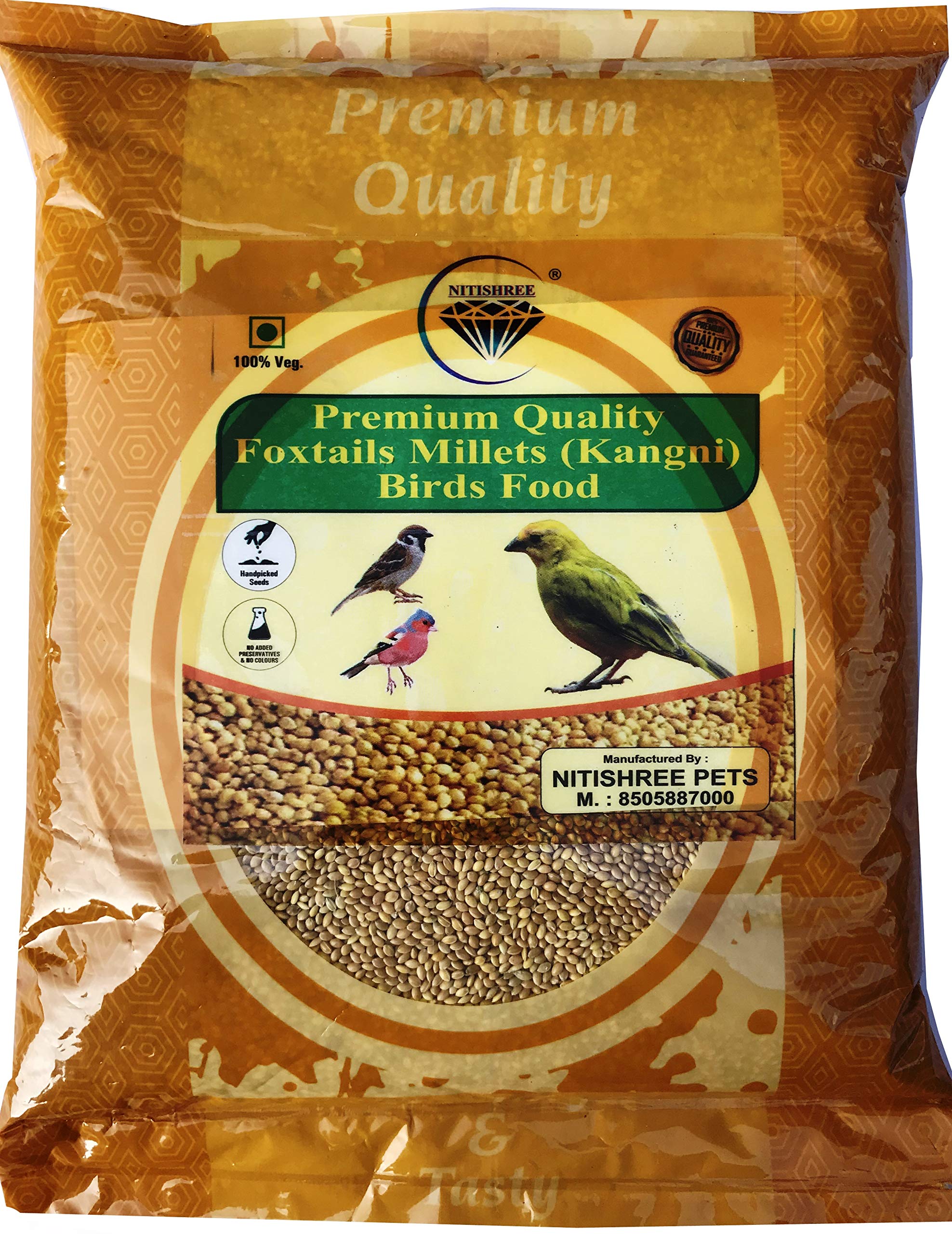 Buy Ntitishree® Moti/Big/Large Size Foxtail Millet (Kangni)/ Yellow