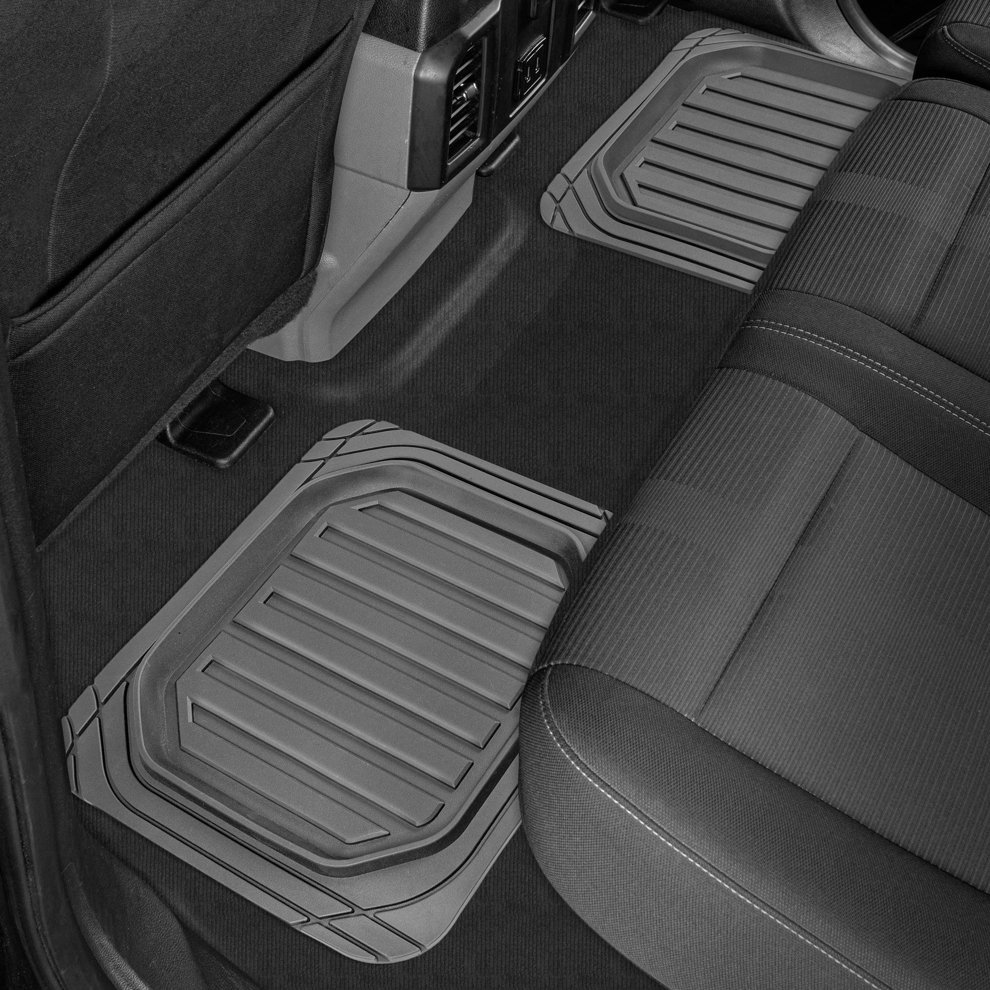 Universal 4-Piece Heavy Duty Rubber Car Mats – Fits Audi A4 & More (AutoChoice, UK)