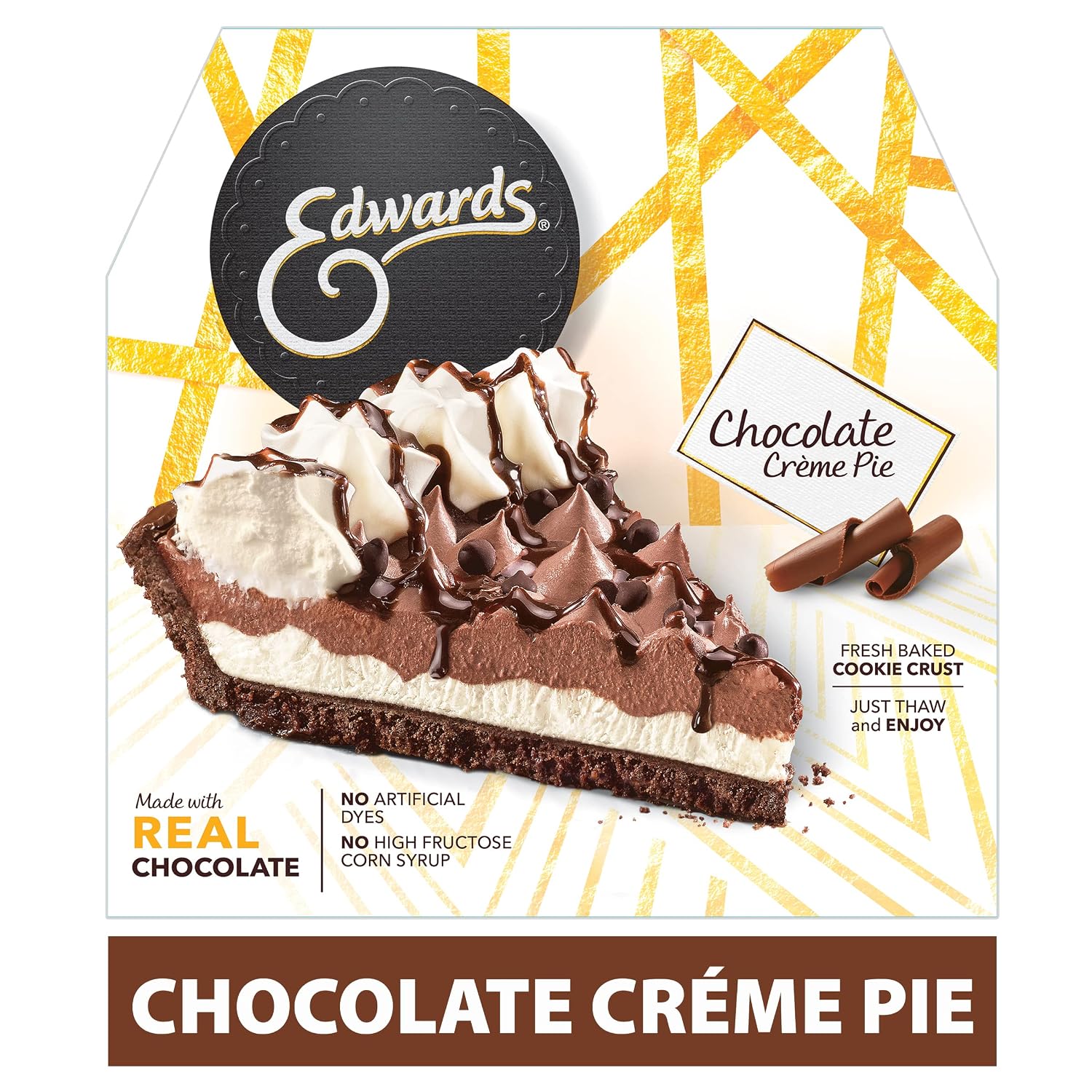 Edward's, MultiServe Hershey's Chocolate Pie, 25.5 oz (Frozen)
