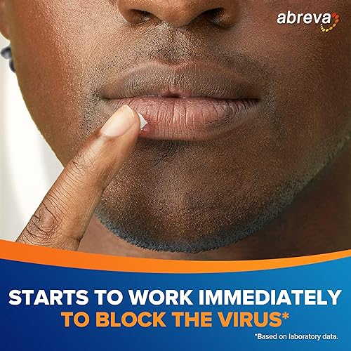 Vista 3 de Abreva Tratamiento 10% Docosanol para el dolor de frío, trata tu ampolla de fiebre en 2.5 días - 2 tubos de 0.07 onzas