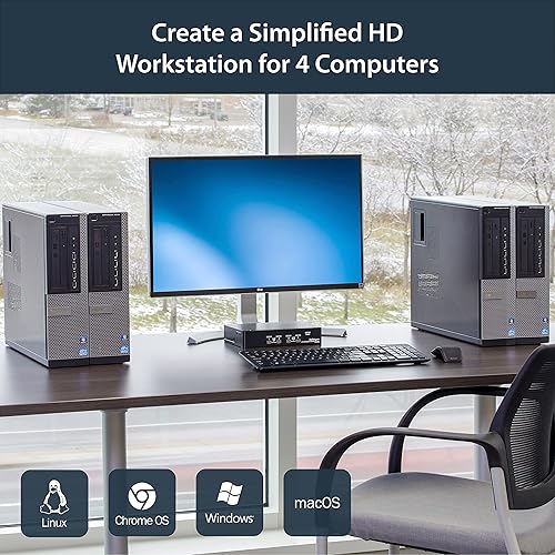 Miniatura 7 de StarTech.com interruptor de 2 puertos, Negro