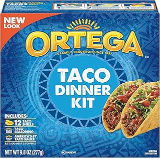 Ortega Taco Dinner Kit, 12 ct