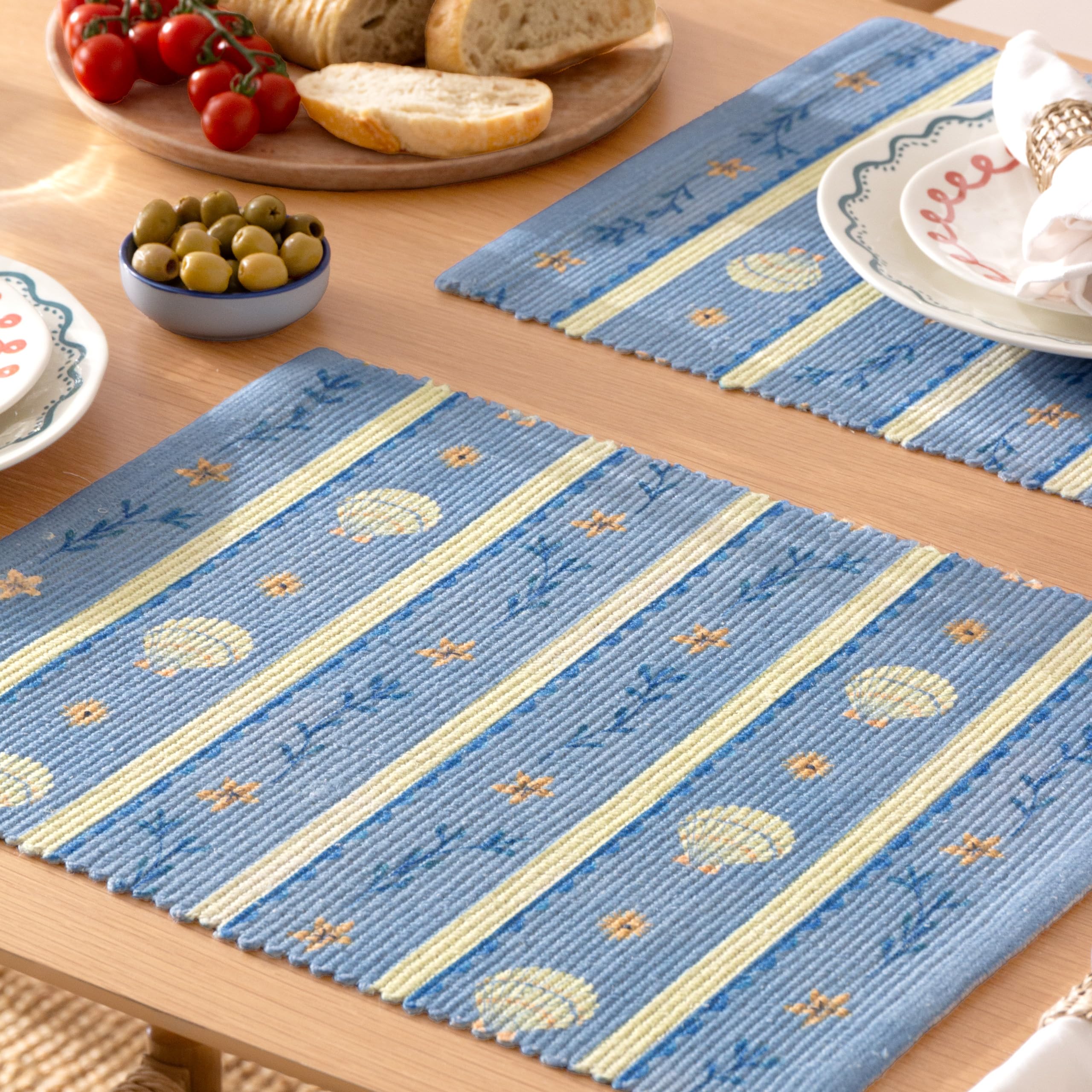 furn. Furn Sea Shells Set Of 4 Indoor/outdoor Placemats from B&Q