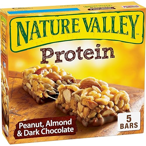 Miniatura 10 de Nature Valley Barras de granola de proteína masticable, nueces de caramelo saladas, 15 barras