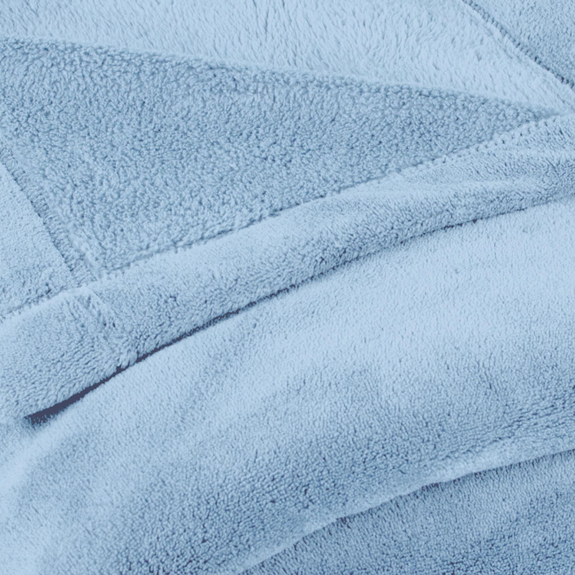 WestPoint Home Martex super soft fleece blanket Smoked Pearl 90-in x 90