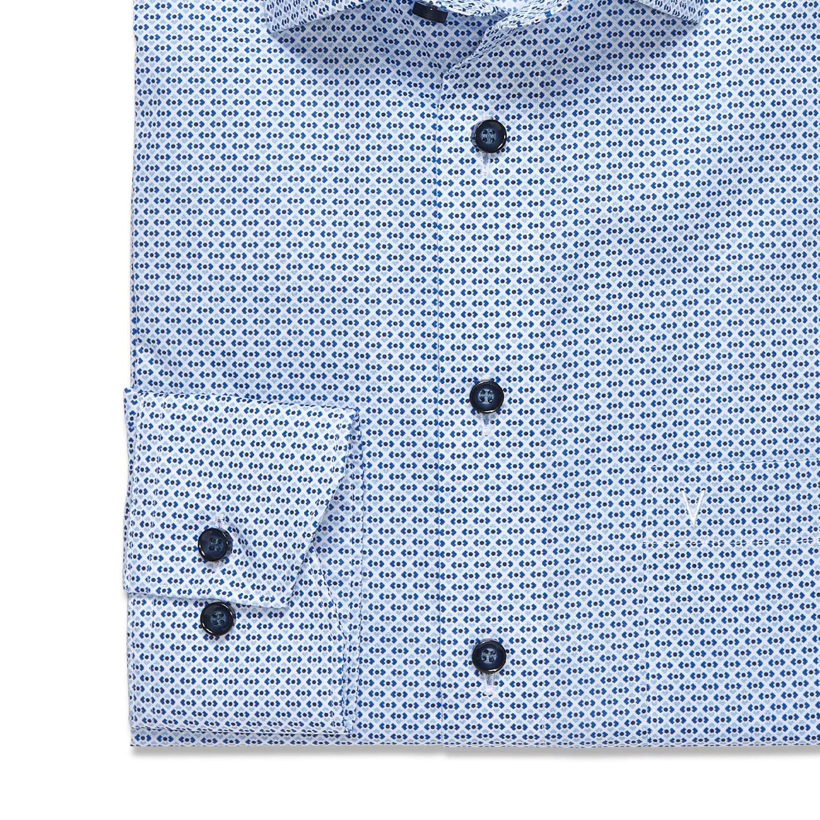 Marvelis Herren Businesshemd Langarm 723014,Rotationsdruck,Modern Fit,New Kent