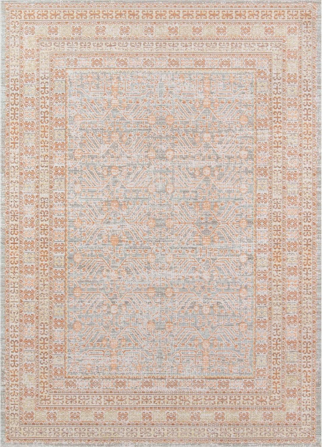 Momeni ISABEISA-2BGE7AA6 Isabella Polyester Area Rug, 7'10" X 10'6", Beige