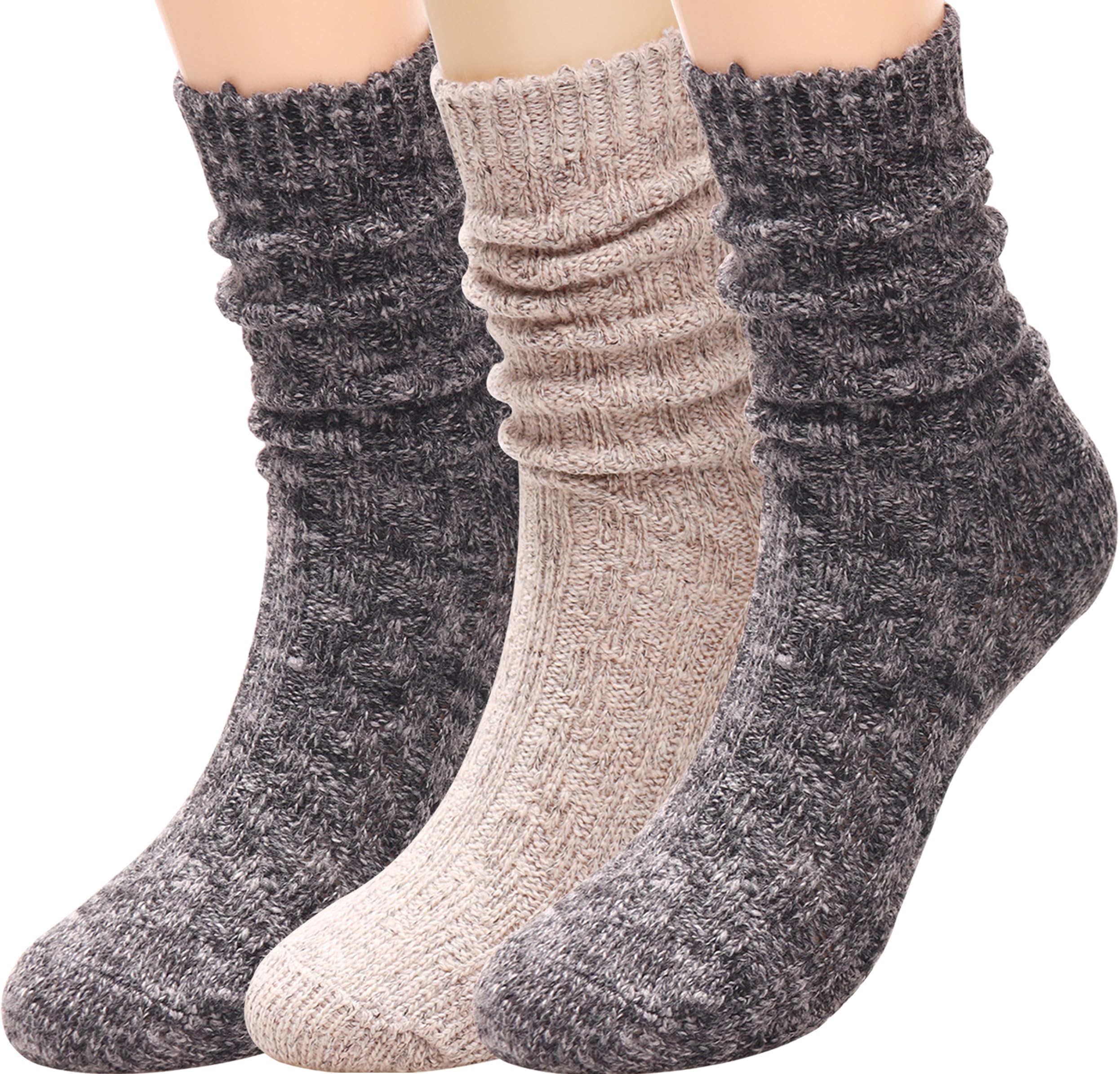 TINTAO Boot Socks for Women,Women's Winter Thick Warm Socks Cozy Crew Socks Gift Socks,size (5-9),#1309