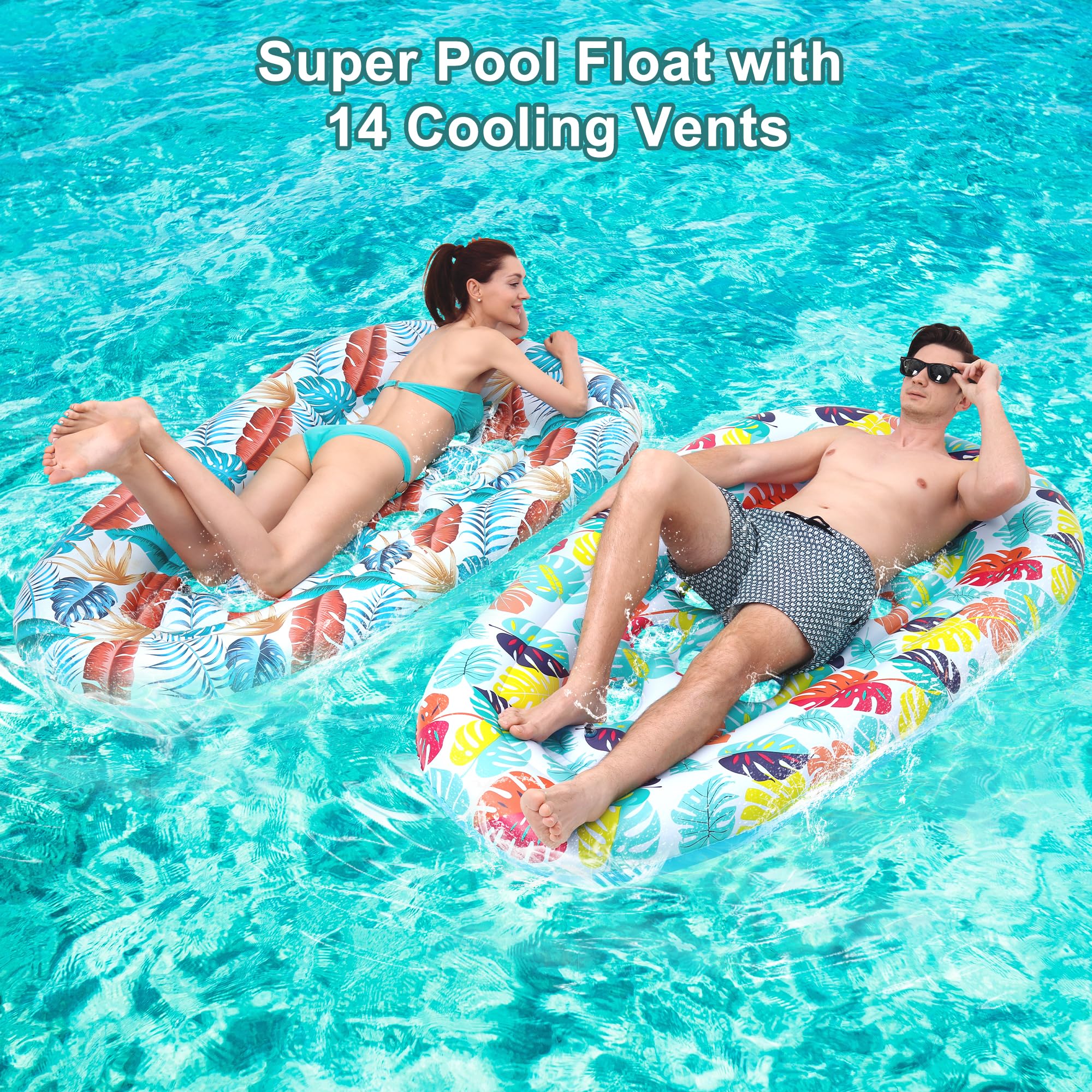 Flotadores inflables para piscina 183 x 109