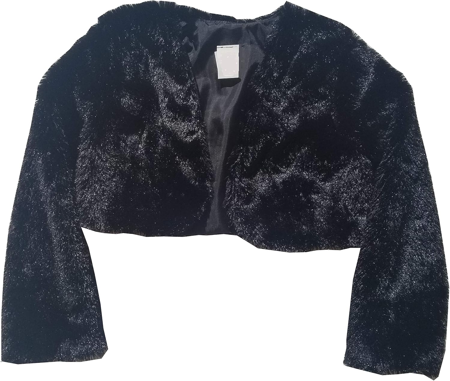 iGirlDress Girls Cozy Faux Fur Bolero Dress Jacket Sweater Shrug
