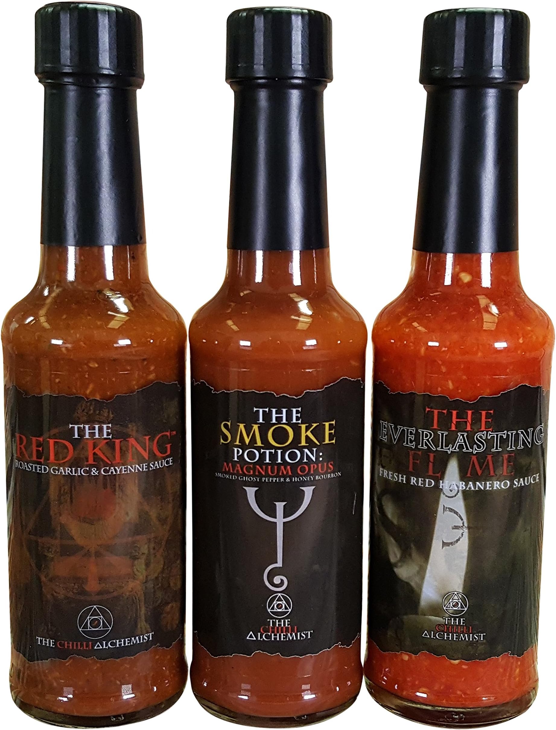 The Chilli Alchemist The Red King Magnum Opus The Everlasting Flame Chilli Sauce Box Set