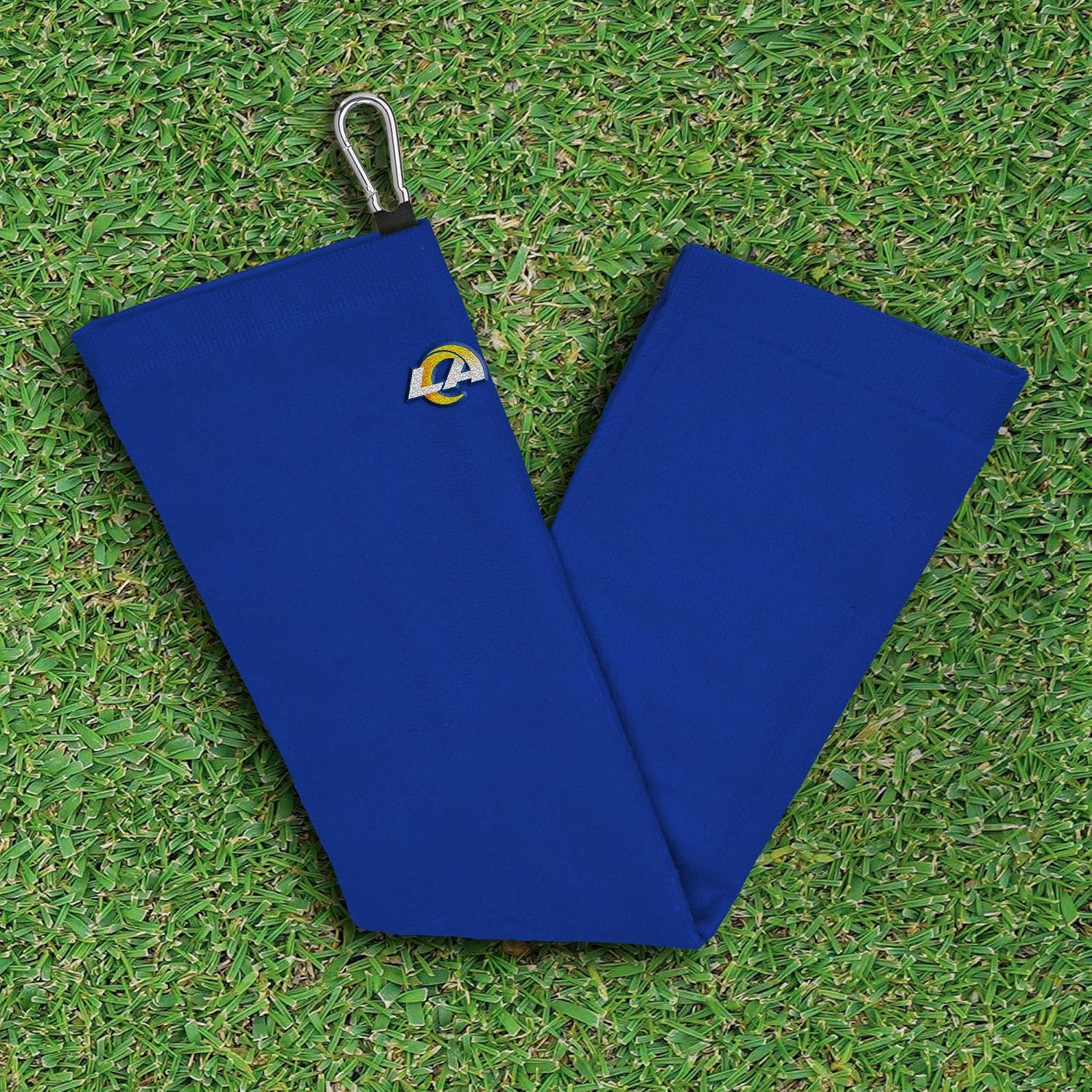 NORTHWEST Los Angeles Rams NFL Team Logo Micro Fiber Tri-Fold Golf Towel 16 x 24 Inches
