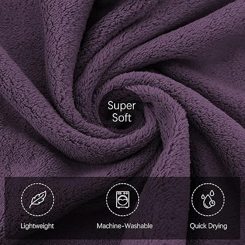 Vista 93 de TENSTARS - Toallas de mano para baño con dobladillo de seda, secado rápido, toalla absorbente de microfibra ultrasuave para baño, fitness, gimnasio