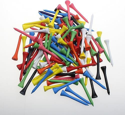 Miniatura 2 de Crestgolf Camisetas profesionales de golf de madera de lujo de 2 18 pulgadas, 100 piezas