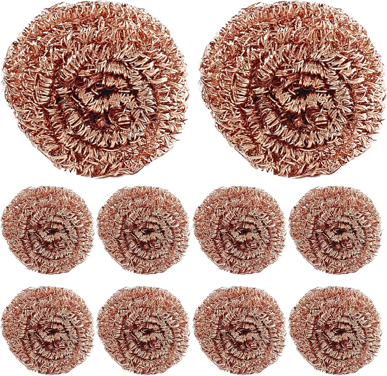 Bonsicoky 8 Pcs Brass Solder Tip Cleaning Wire, Replacement