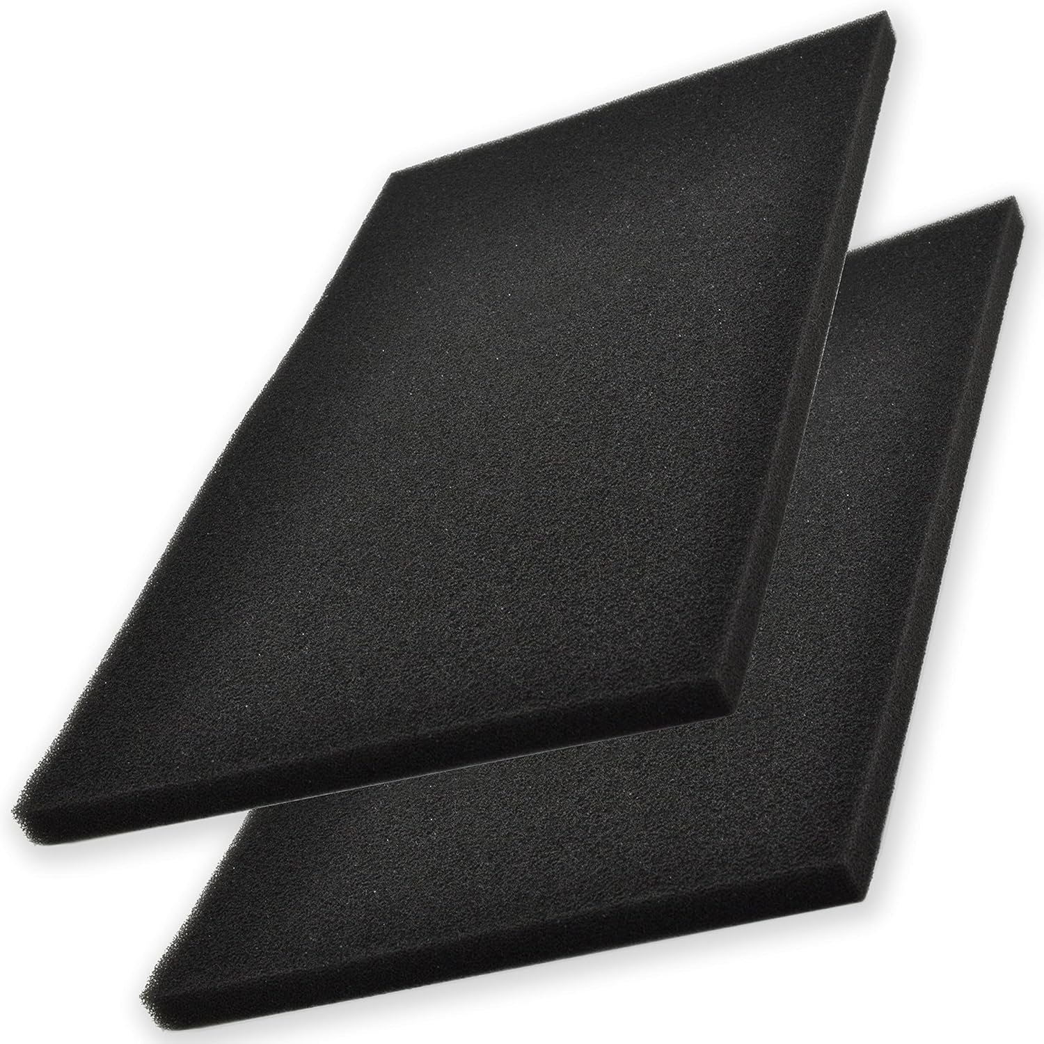 Easyboost 2 Espumas de Filtro de Aire Universal 28x15cm Grosor 10mm de corte para Scooter Moto Quad Cortacésped Desbrozadora Motocultor Motosierra Filtración del Carburador