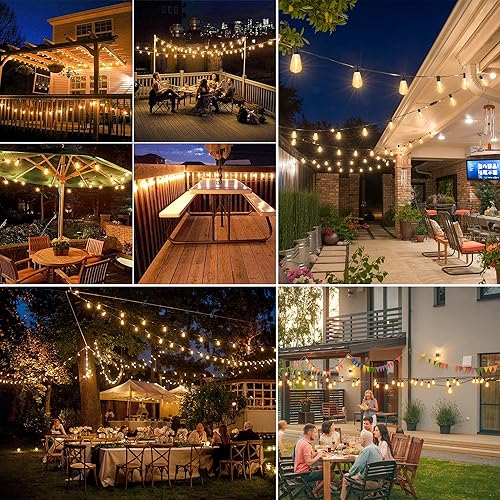 Miniatura 5 de KDEEIE Cadena de luces para exteriores 80ft ST38
