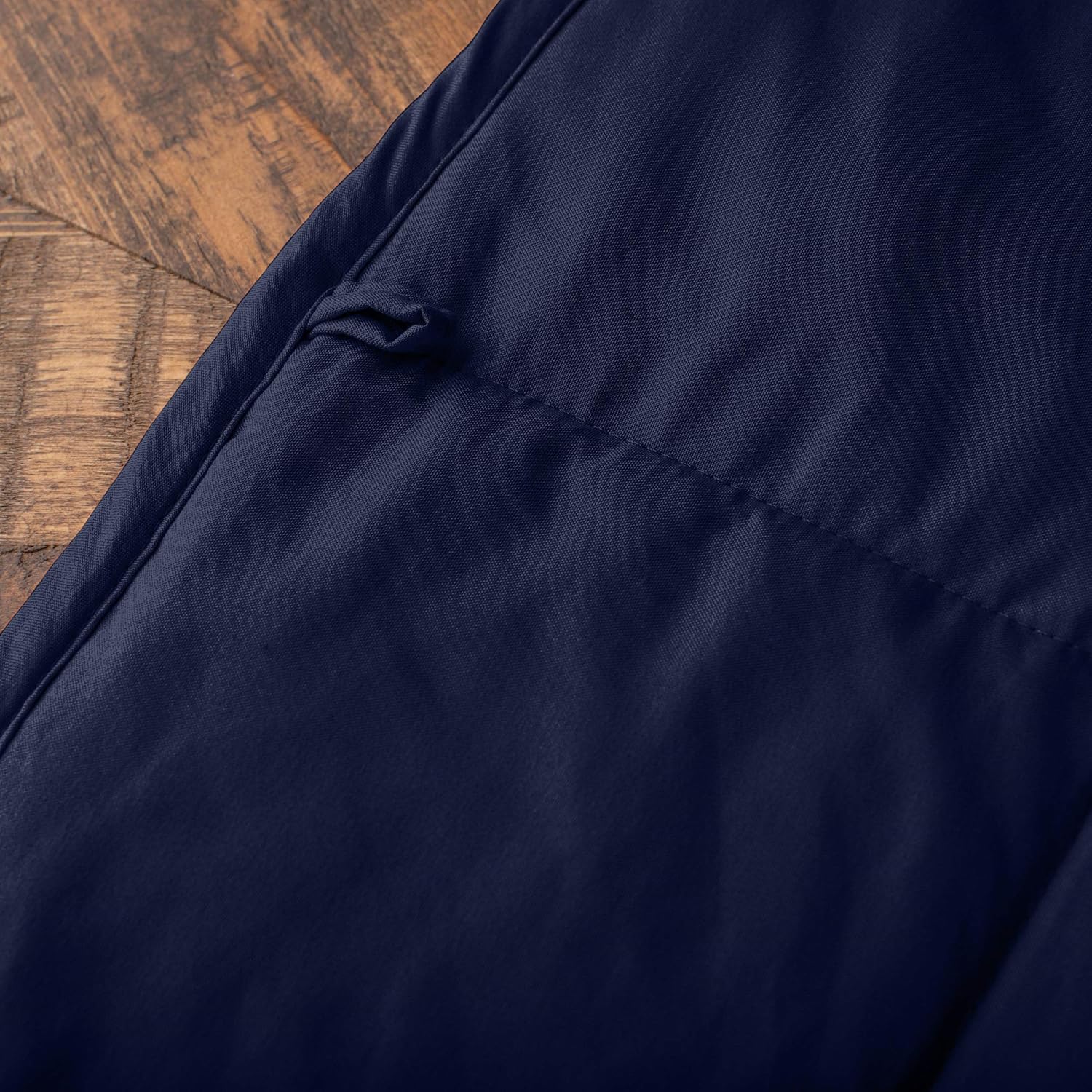 80% Off Discount SUPERIOR Quilted Microfiber 17-Pound Weighted Throw Blanket, 60X80, Navy Blue