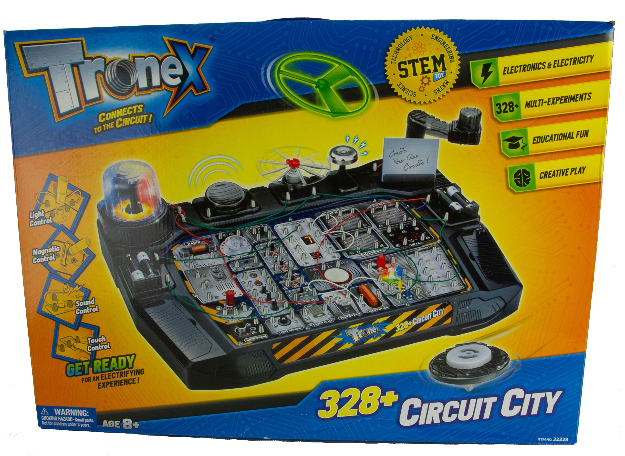 Tronex Circuit City | Oltre 328 progetti STEM | Giocattolo educativo per circuiti stampati
